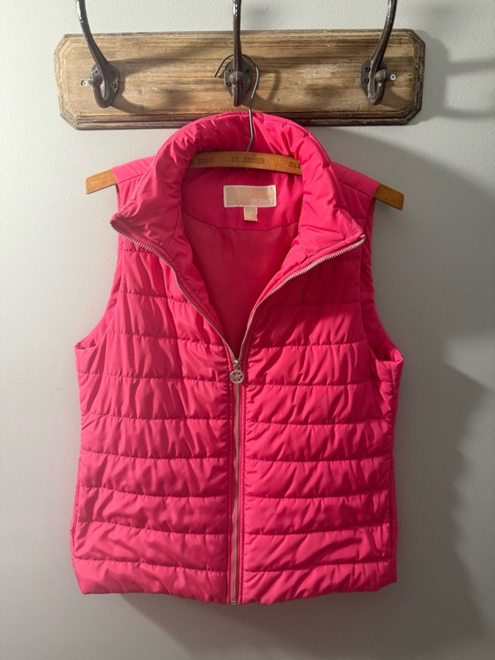 Michael Kors Hot Pink Puffer Vest